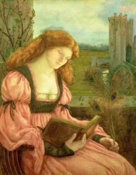 St. Barbara (tempera på papir)